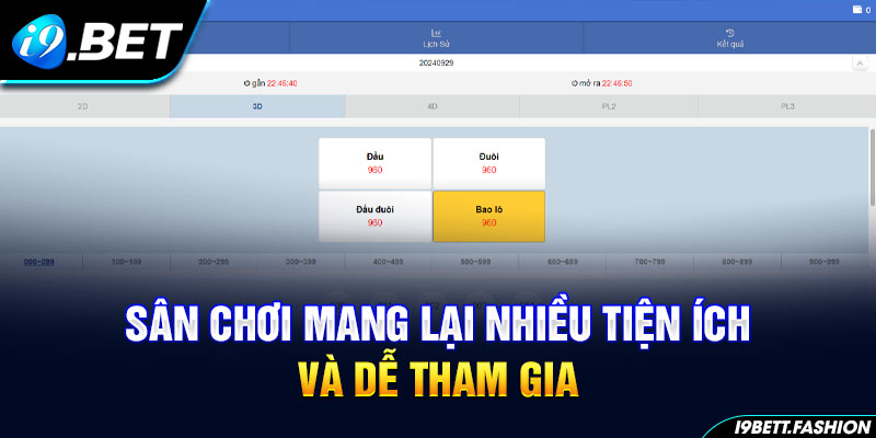 Sân chơi mang lại nhiều tiện ích và dễ tham gia