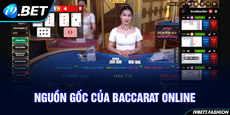 Nguồn gốc của Bacarrat online